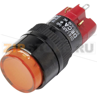 Кнопка 250 В/AC, 5 А, 1 x выкл/вкл, с фиксацией, IP40, 1 шт DECA D16LAR1-1abHO 