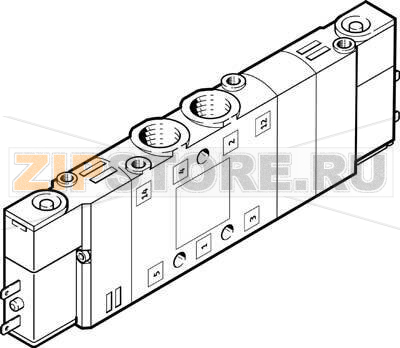 Распределитель с электроуправлением Festo CPE14-M1BH-5/3GS-1/8 