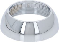 Chrome-plated cartridge cap for