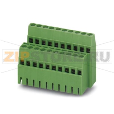 Клеммы для печатного монтажа Phoenix Contact MK3DS 1,5/ 3-5,08-BC Номинальный ток: 15 А, Номинальное напряжение: 400 В, Размер шага: 5,08 мм, Полюсов: 3, Тип подключения: Винтовые зажимы, Монтаж: пайка, Направление подключения, проводник / печатная плата: 0 °, Цвет: зеленый, Возможна установка в ряд модулей с различным количеством полюсов (контактов)!.Минимальный заказ: 50 шт.Упаковка: 50 шт.