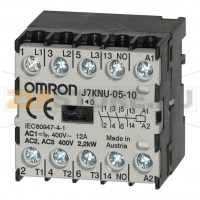 Коммутационное устройство низковольтное Omron J7KNU-05-10 24