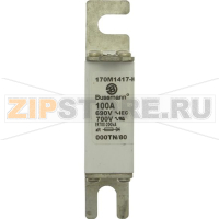 Предохранитель, 100 A, AC 690 В, 200 кА, size 000, 21x40x100 мм, aR, DIN, IEC Т Eaton FUSE 100