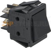 ЧЕРНЫЙ ДВУПОЛЮСНЫЙ ПЕРЕКЛЮЧАТЕЛЬ 16A 250В