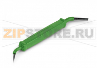 Рабочий инструмент; Ножевые контакты: 3,5 x 0,5 мм и 5,5 x 0,8 мм; для монтажа клемм TOPJOB®S; зеленые Wago 2009-310