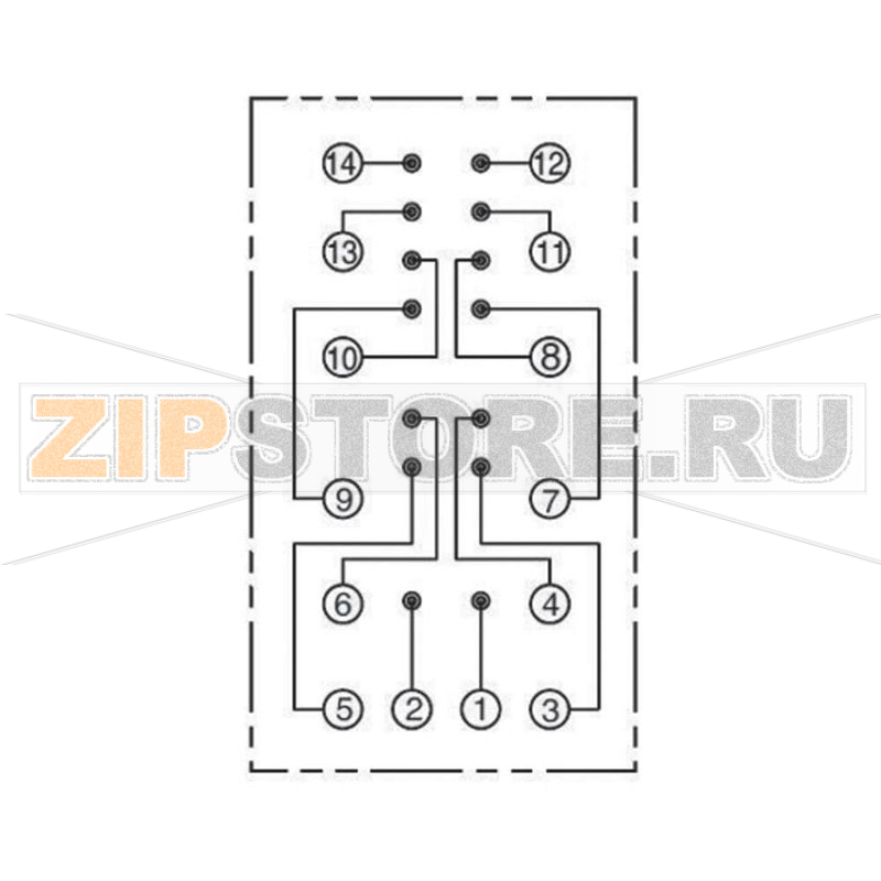 Разъем для реле, 1 шт IDEC SF1V-6-07L 