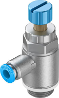 Дроссель с обратным клапаном Festo GRLA-3/8-QS-6-RS-D