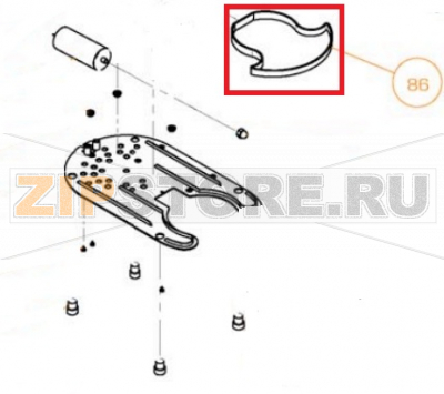 Tray For Cunill Machigan        Tray For Cunill MachiganЗапчасть на сборочном чертеже под номером: 86Название запчасти Cunill на итальянском языке: Tray For Cunill Machigan