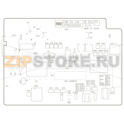 LAN PC Board ass&#039;y Toshiba TEC B-SX5T-TS12/22-QP LAN PC Board ass'y Toshiba TEC B-SX5T-TS12/22-QPЗапчасть на деталировке под номером: не указано