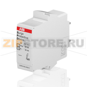 УЗИП с картриджем, OVR T1-T2 N 50-440s C QS ABB 2CTB815710R5600 