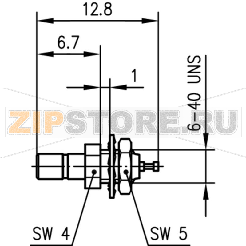 Разъем SSMB, 50 Ом, 1 шт Telegärtner J01190A0001 