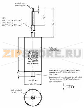Конденсатор пусковой 12 мкФ, 450 В/AC, 5 %, 35x68 мм Hydra MKP_285_MSB 12uF 