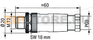 Принадлежности; 4-пол. Wago 756-9203/040-000 