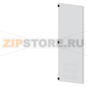 SIVACON, door half, left, with ventilation openings, IP40, H: 2000 mm, W: 600 mm, RAL 7035, Protection class 1 Siemens 8MF1060-2UT25-2BA2 