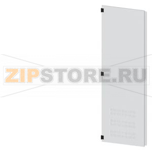 SIVACON, door half, left, with ventilation openings, IP40, H: 2000 mm, W: 600 mm, RAL 7035, Protection class 1 Siemens 8MF1060-2UT25-2BA2 