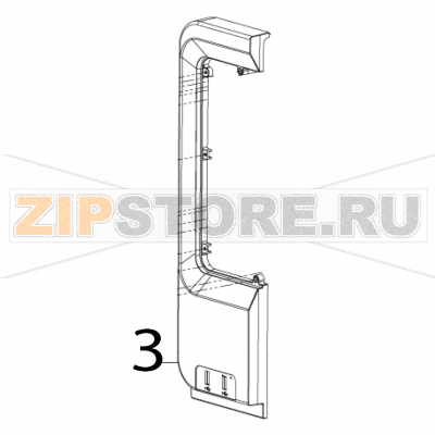 LCD Panel cover TSC MX640P LCD Panel cover TSC MX640PЗапчасть на деталировке под номером: 3