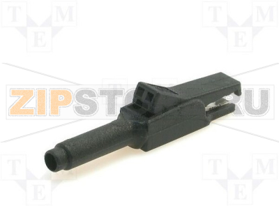 Зажим 6 мм, 15 A, 300 В, тип: крокодил, черный Hirschmann MA 260 SH SW 