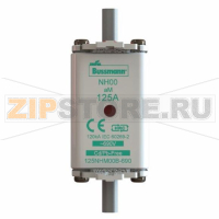 Предохранитель, 100 A, AC 690 В, 120 кА, NH00, aM, IEC Eaton NH FUSE 100AMP 690V aM SIZE 00 DUAL IN