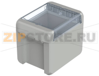Корпус, 113x80x90 мм, поликарбонат UL 94 V0, прозрачная крышка Bopla B 100809 PC-V0-G 7035