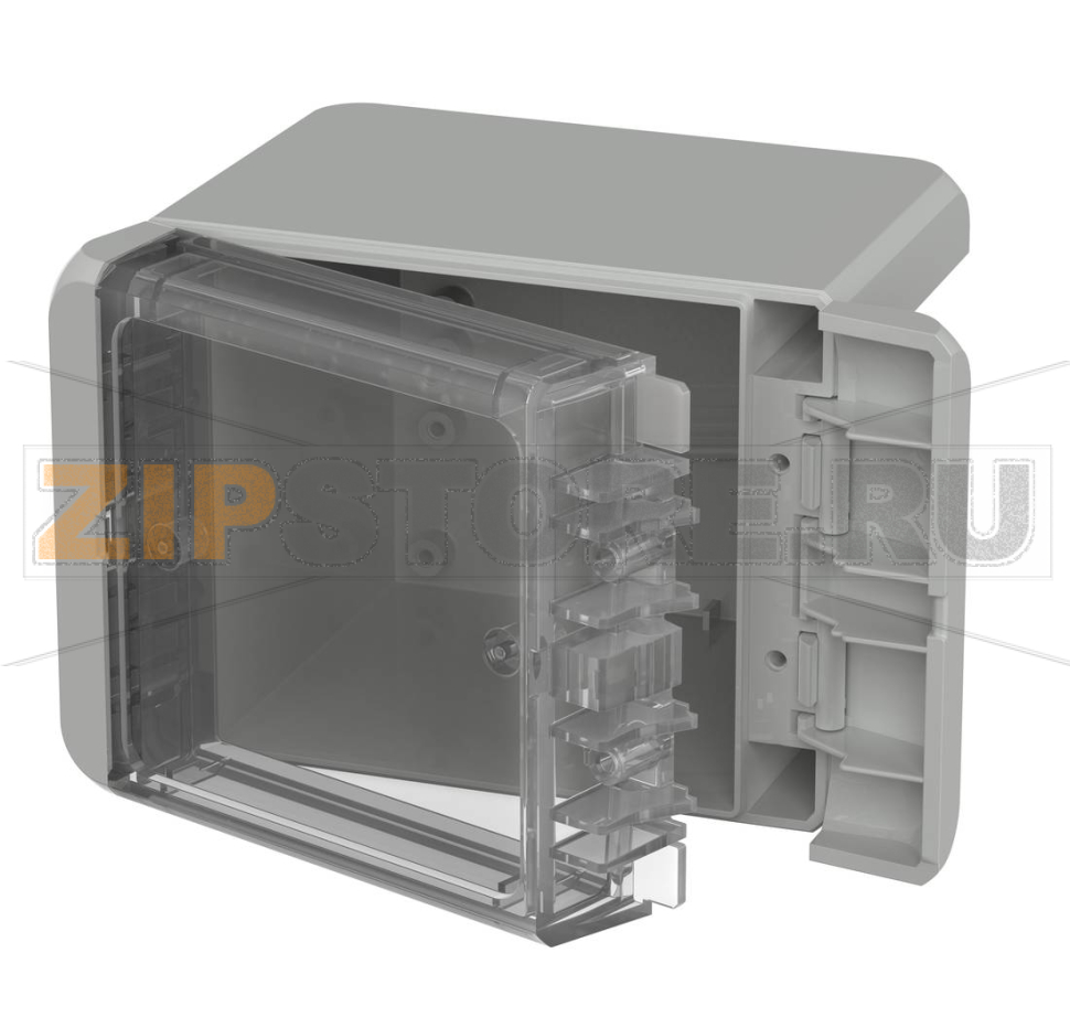 Корпус, 113x80x90 мм, поликарбонат UL 94 V0, прозрачная крышка Bopla B 100809 PC-V0-G 7035 