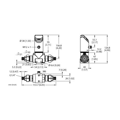 Датчик давления Turck PS325-10D-04-LI2UPN8-H1141 