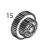 Double gear (Z45*Z30) Sato CG408DT