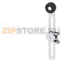 ПОВОРОТНЫЙ РЫЧАГ АКТУАТОРА РЕГУЛИРУЕМОЙ ДЛИНЫ  ДЛЯ ПОЗИЦИОННОГО ВЫКЛЮЧАТЕЛЯ 3SE51/52, СТАЛЬНОЙ РЫЧАГ 100MM, СО СТАЛЬНЫМ РЕГУЛЯТОРОМ ДЛИНЫ, ПЛАСТИКОВЫЙ РОЛИК 19MM Siemens 3SE5000-0AA52