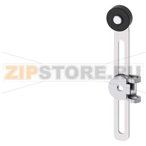 ПОВОРОТНЫЙ РЫЧАГ АКТУАТОРА РЕГУЛИРУЕМОЙ ДЛИНЫ  ДЛЯ ПОЗИЦИОННОГО ВЫКЛЮЧАТЕЛЯ 3SE51/52, СТАЛЬНОЙ РЫЧАГ 100MM, СО СТАЛЬНЫМ РЕГУЛЯТОРОМ ДЛИНЫ, ПЛАСТИКОВЫЙ РОЛИК 19MM Siemens 3SE5000-0AA52 