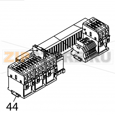 Contactor guide G=250 Fagor FI-2700I Contactor guide G=250 Fagor FI-2700IЗапчасть на деталировке под номером: 44Название запчасти Fagor на английском языке: Contactor guide G=250 FI-2700I.