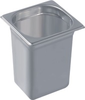 TRAY ST./STEEL GN 1/6 176x162xH200 mm