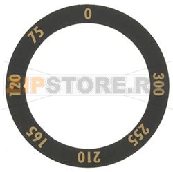 SWITCH KNOB RING EFT49H BLACK 
