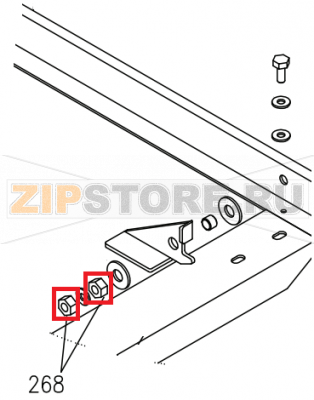 Dado M8 Inox A2 Din 934 Aristarco TR 1650                                 Dado M8 Inox A2 Din 934&nbsp;Aristarco TR 1650Запчасть на сборочном чертеже под номером: 268Название запчасти Aristarco на итальянском языке: Dado M8 Inox A2 Din 934 Aristarco TR 1650