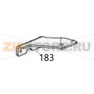 Cover bracket (A) Sato DR308e Cover bracket (A) Sato DR308eЗапчасть на деталировке под номером: 183Название запчасти на английском языке: Cover bracket (A) Sato DR308e.