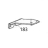 Cover bracket (A) Sato DR308e