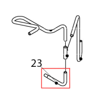 Pipe (A) - high side Hoshizaki IM-65NE-25