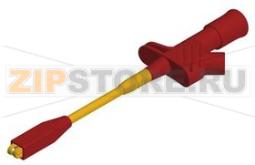 Щуп тестовый 4 мм, красный Hirschmann KLEPS 2800 RED 