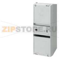 КЛЕММНАЯ КРЫШКА СЕРАЯ IP40 НАВЕСНОГО МОНТАЖА ДЛЯ ВСТРАИВАЕМЫХ ПРИБОРОВ 2,5МОД. Siemens 5SW3004