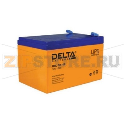 Delta HRL 12-12 Свинцово-кислотный аккумулятор (АКБ) Delta  HRL 12-12: Напряжение - 12 В; Емкость - 12 Ач; Габариты: 151 мм x 98 мм x 101 мм, Вес: 4 кгТехнология аккумулятора: AGM VRLA Battery