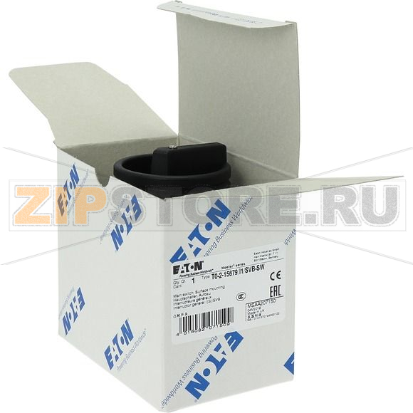 Выключатели главные, T0, 20 A, 2 модуля, 3-полюсн Eaton T0-2-15679/I1/SVB-SW 