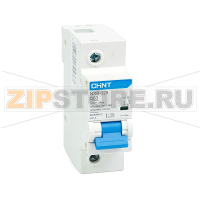 Выключатель автоматический 63 A, 10 кА, 1 полюс Chint NXB-125 