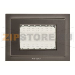 Рамка монтажная, трехмодульная, IP55, антрацитовая ABB 2CLA337300N1801 