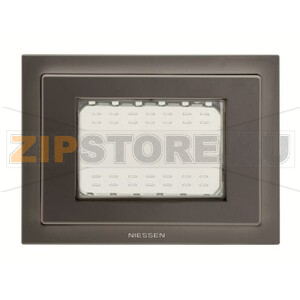 Рамка монтажная, трехмодульная, IP55, антрацитовая ABB 2CLA337300N1801 