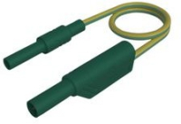 Провод тестовый 0.5 м, зеленый, желтый Hirschmann MAL S WS-B 50/2,5 GREEN YELLOW