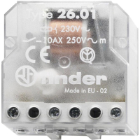 Реле импульсное 230 V (AC), 10 А, 2500 VA Finder 26.01.8.230.0000