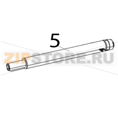 Kit auxillary roller RH and LH Zebra 110PAX4 Kit auxillary roller RH and LH Zebra 110PAX4Запчасть на деталировке под номером: 5