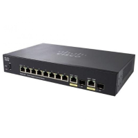 Коммутатор 1 Гб/с, 8 портов, RJ-45 Cisco SG250-10P-K9-EU