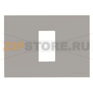 Рамка на 1 модуль, серебристая ABB 2CLA247100N1301 