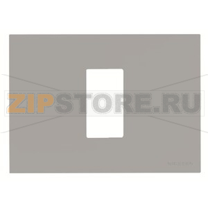 Рамка на 1 модуль, серебристая ABB 2CLA247100N1301 