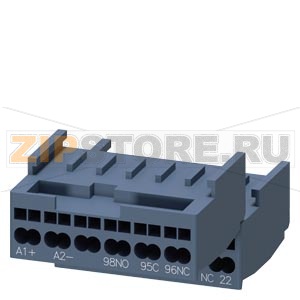 КЛЕММЫ ЦЕПЕЙ УПРАВЛЕНИЯ 3RA61 ПРУЖИННЫЕ, 2 КЛЕММЫ В УПАКОВКЕ Siemens 3RA6920-2B 