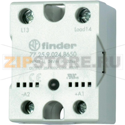 Реле твердотельное SSR 25 A, 600 V (AC) Finder 77.25.8.230.8650 