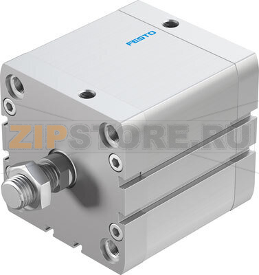 Пневмоцилиндр компактный Festo ADN-80-50-A-PPS-A 